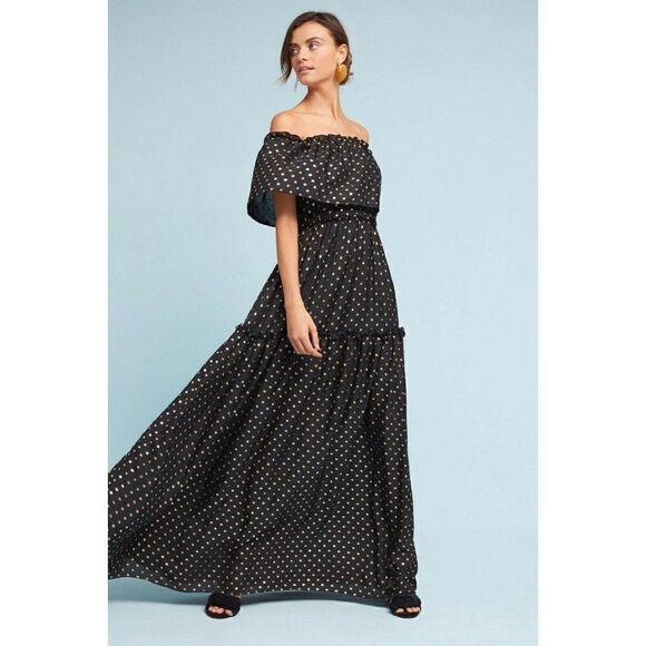 NEW ML MONIQUE LHUILLIER GLORIA MAXI GOWN DRESS - Picture 1 of 3